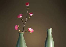 新中式花瓶插花组合3D模型下载 新中式花瓶插花组合3D模型下载