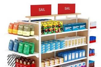 现代零食超市商展货架3D模型下载 现代零食超市商展货架3D模型下载