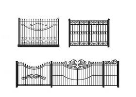 欧式铁艺栏杆围栏组合3D模型下载 欧式铁艺栏杆围栏组合3D模型下载