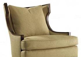 美式布艺沙发椅3D模型下载 美式布艺沙发椅3D模型下载