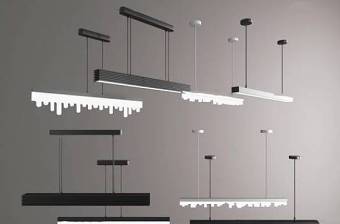 现代金属办公吊灯组合3D模型下载 现代金属办公吊灯组合3D模型下载