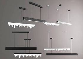 现代金属办公吊灯组合3D模型下载 现代金属办公吊灯组合3D模型下载