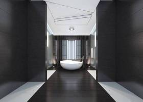 新中式浴室浴缸3D模型下载 新中式浴室浴缸3D模型下载
