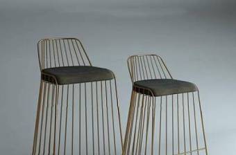 现代金属吧台椅3D模型下载 现代金属吧台椅3D模型下载