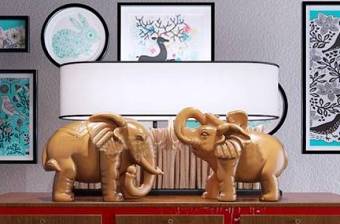 中式大象雕塑摆件组合3D模型下载 中式大象雕塑摆件组合3D模型下载