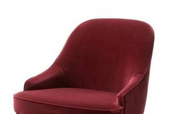 北欧红色布艺单人沙发椅3D模型下载 北欧红色布艺单人沙发椅3D模型下载