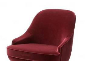 北欧红色布艺单人沙发椅3D模型下载 北欧红色布艺单人沙发椅3D模型下载