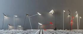 现代金属落地灯台灯组合3D模型下载 现代金属落地灯台灯组合3D模型下载