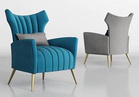 现代布艺金属沙发椅组合3D模型下载 现代布艺金属沙发椅组合3D模型下载