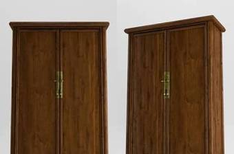 新中式实木衣柜3D模型下载 新中式实木衣柜3D模型下载
