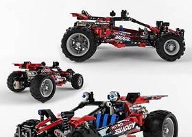 现代乐高全地形车玩具3D模型下载 现代乐高全地形车玩具3D模型下载