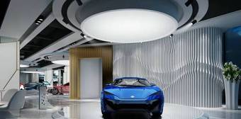 现代汽车展厅 蓝色汽车3D模型下载 现代汽车展厅 蓝色汽车3D模型下载