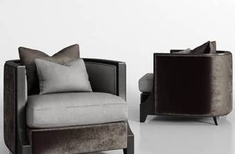 现代布艺单人沙发3D模型下载 现代布艺单人沙发3D模型下载