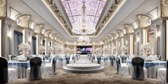 现代酒店宴会厅3D模型下载 现代酒店宴会厅3D模型下载