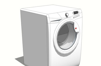 洗衣机SU模型下载 洗衣机SU模型下载