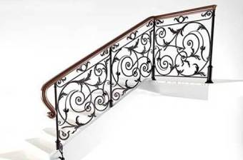 欧式铁艺花格楼梯护栏3D模型下载 欧式铁艺花格楼梯护栏3D模型下载