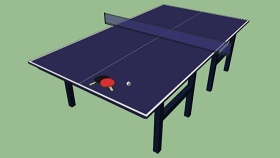 乒乓球桌 草图大师模型SU模型下载 乒乓球桌 草图大师模型SU模型下载
