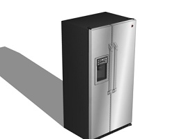 双开门冰箱SU模型下载 双开门冰箱SU模型下载