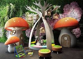 卡通游乐场蘑菇房3D模型下载 卡通游乐场蘑菇房3D模型下载