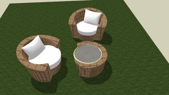 椅子茶几组合 草图大师模型SU模型下载 椅子茶几组合 草图大师模型SU模型下载