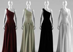 现代女士服装女模特组合3D模型下载 现代女士服装女模特组合3D模型下载