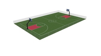 篮球法院detailedSU模型下载 篮球法院detailedSU模型下载
