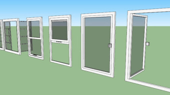 白窗户V1（白Windows）SU模型下载 白窗户V1（白Windows）SU模型下载