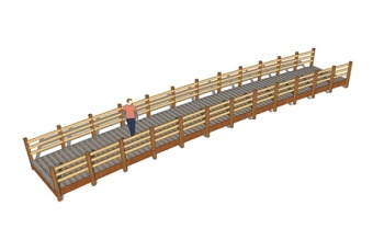 木连桥su模型下载 木连桥su模型下载