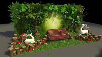 森林造景 3D模型 下载 森林造景 3D模型 下载