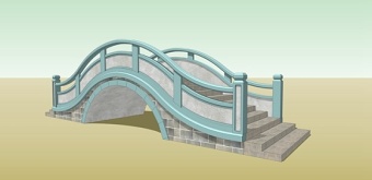 石拱桥su模型下载 石拱桥su模型下载