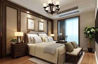 美式卧室空间3D模型下载 美式卧室空间3D模型下载