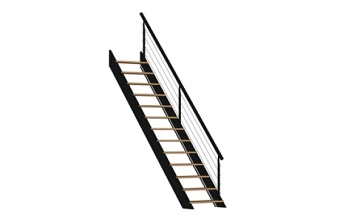 钢楼梯SU模型下载 钢楼梯SU模型下载