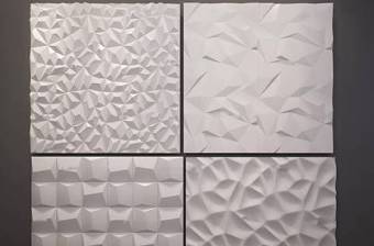 现代石膏凹凸造型装饰板组合3D模型下载 现代石膏凹凸造型装饰板组合3D模型下载