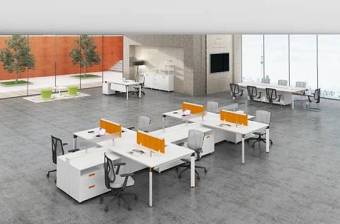 现代时尚办公卡位桌椅会议桌组合3D模型下载 现代时尚办公卡位桌椅会议桌组合3D模型下载