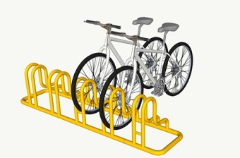 精品免费自行车停车架组合su模型下载 精品免费自行车停车架组合su模型下载