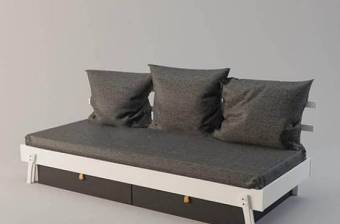 坐卧两用带抽屉多功能沙发床实木储物柜 软包 沙发组合 三人沙发 枕头 沙发床 手3D模型下载 坐卧两用带抽屉多功能沙发床实木储物柜 软包 沙发组合 三人沙发 枕头 沙发床 手3D模型下载