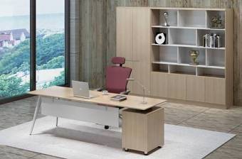 现代班台办公椅书柜组合3D模型下载 现代班台办公椅书柜组合3D模型下载