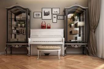 美式装饰柜钢琴组合3D模型下载 美式装饰柜钢琴组合3D模型下载