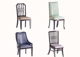 美式单椅组合 美式单椅 餐椅 实木椅子 单椅组合3D模型下载 美式单椅组合 美式单椅 餐椅 实木椅子 单椅组合3D模型下载