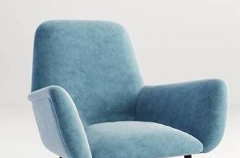 现代布艺单椅沙发椅3D模型下载 现代布艺单椅沙发椅3D模型下载