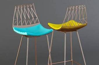现代铁艺吧台椅3D模型下载 现代铁艺吧台椅3D模型下载