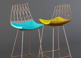 现代铁艺吧台椅3D模型下载 现代铁艺吧台椅3D模型下载