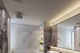 现代家居卫生间 白色浴缸 卫浴镜3D模型下载 现代家居卫生间 白色浴缸 卫浴镜3D模型下载