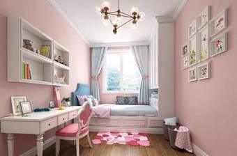 欧式女孩卧室儿童房3D模型下载 欧式女孩卧室儿童房3D模型下载
