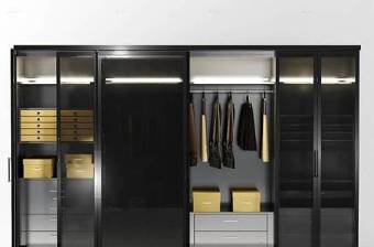 现代实木推拉门衣柜3D模型下载 现代实木推拉门衣柜3D模型下载