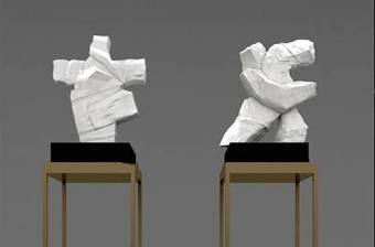 现代石雕雕塑组合3D模型下载 现代石雕雕塑组合3D模型下载