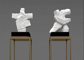 现代石雕雕塑组合3D模型下载 现代石雕雕塑组合3D模型下载
