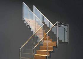 loft现代楼梯loft现代楼梯 玻璃护栏3D模型下载 loft现代楼梯loft现代楼梯 玻璃护栏3D模型下载