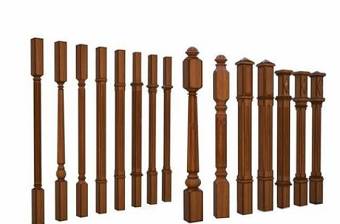 欧式实木楼梯栏杆柱子3D模型下载下载 欧式实木楼梯栏杆柱子3D模型下载下载