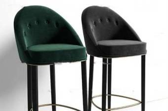 欧式布艺吧椅3D模型下载 欧式布艺吧椅3D模型下载